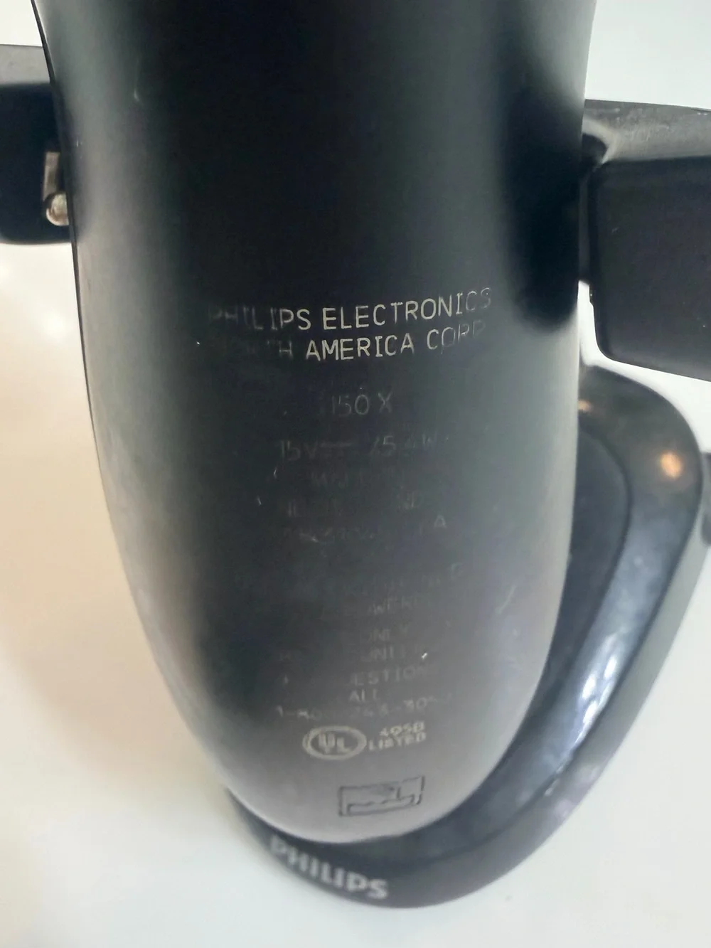 Philips Black Electric Grooming Device with Silver Accents